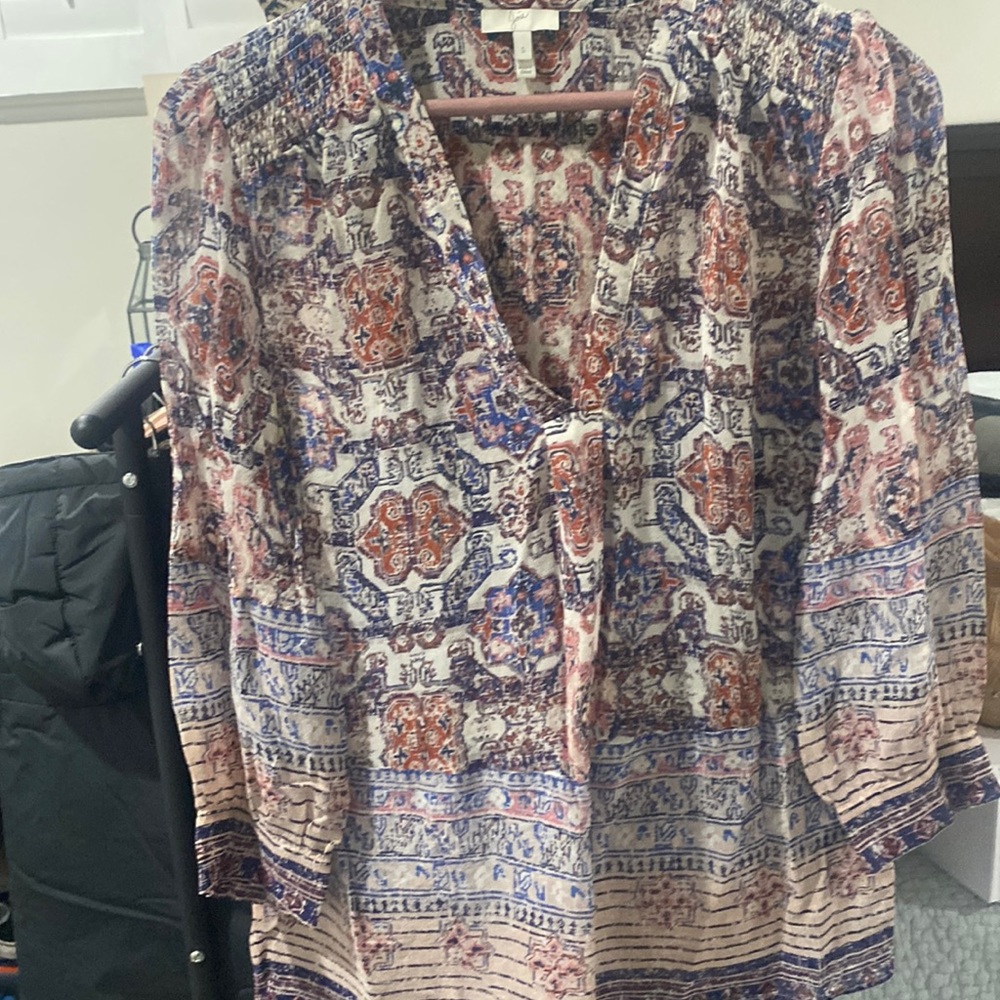 Beautiful silk Joie blouse size S